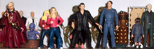Alfie's Former Collection of Doctor Who Action Figures