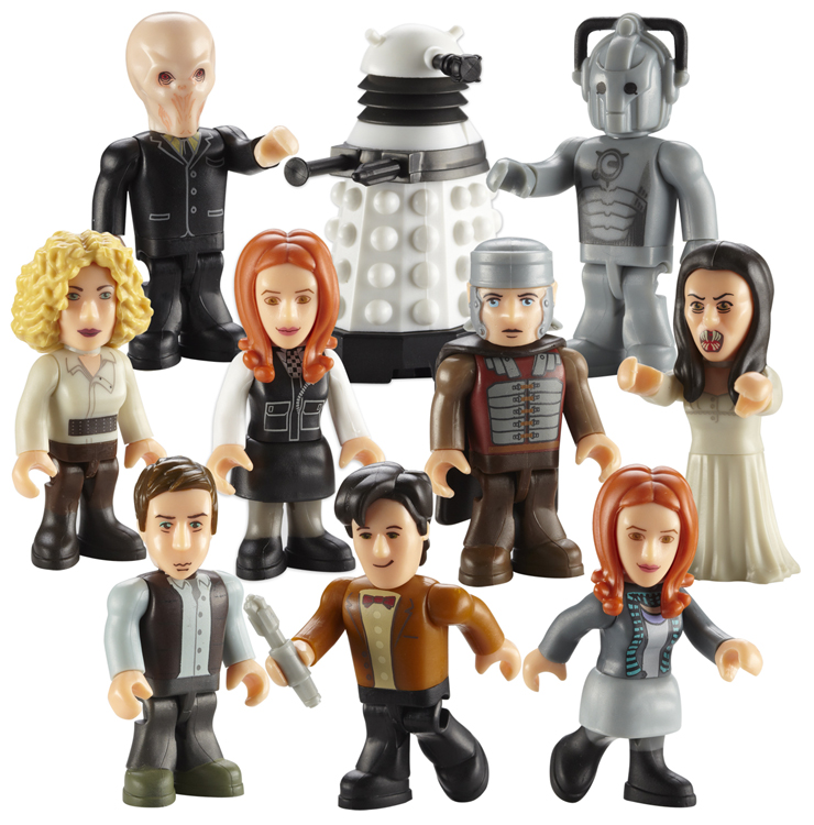 Character Building Series 2 Micro Figures Silent, Dalek: The Supreme, Cyber...