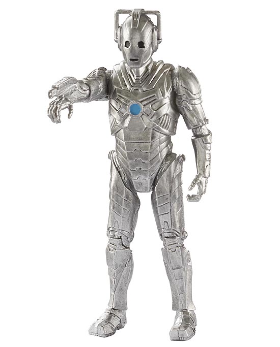 Doctor Dr Who Wave 4 Cyberman Robot Alien with Arm gun 10cm Figure MOC! 
