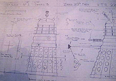 Original Dalek Designs from 1963