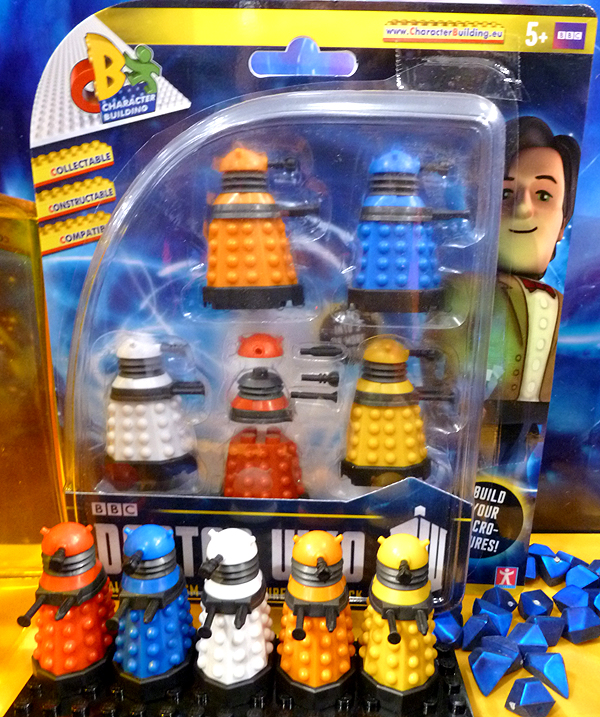 Dr Who Blue Dalek Strategist Micro Building Figure Minifig 