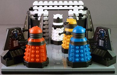 Doctor Who Character Building Dalek Progenitor Room Set