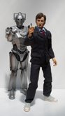 Cyberman and The Doctor 12 inch figures
