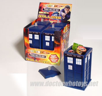 2 in each pack 24 Packs Counter Display Unit Of Doctor Who Power Rollers 