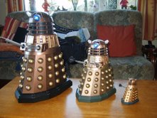 Collection of Doctor Who Action Figures