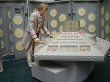 The Fifth Doctor & Dapol Classic Tardis Cosole
