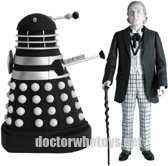The First Doctor William Hartnell & Saucer Dalek (Invasion of Earth 1964) - Limited Edition Forbidden Planet 2009 Exclusive Black & White Version