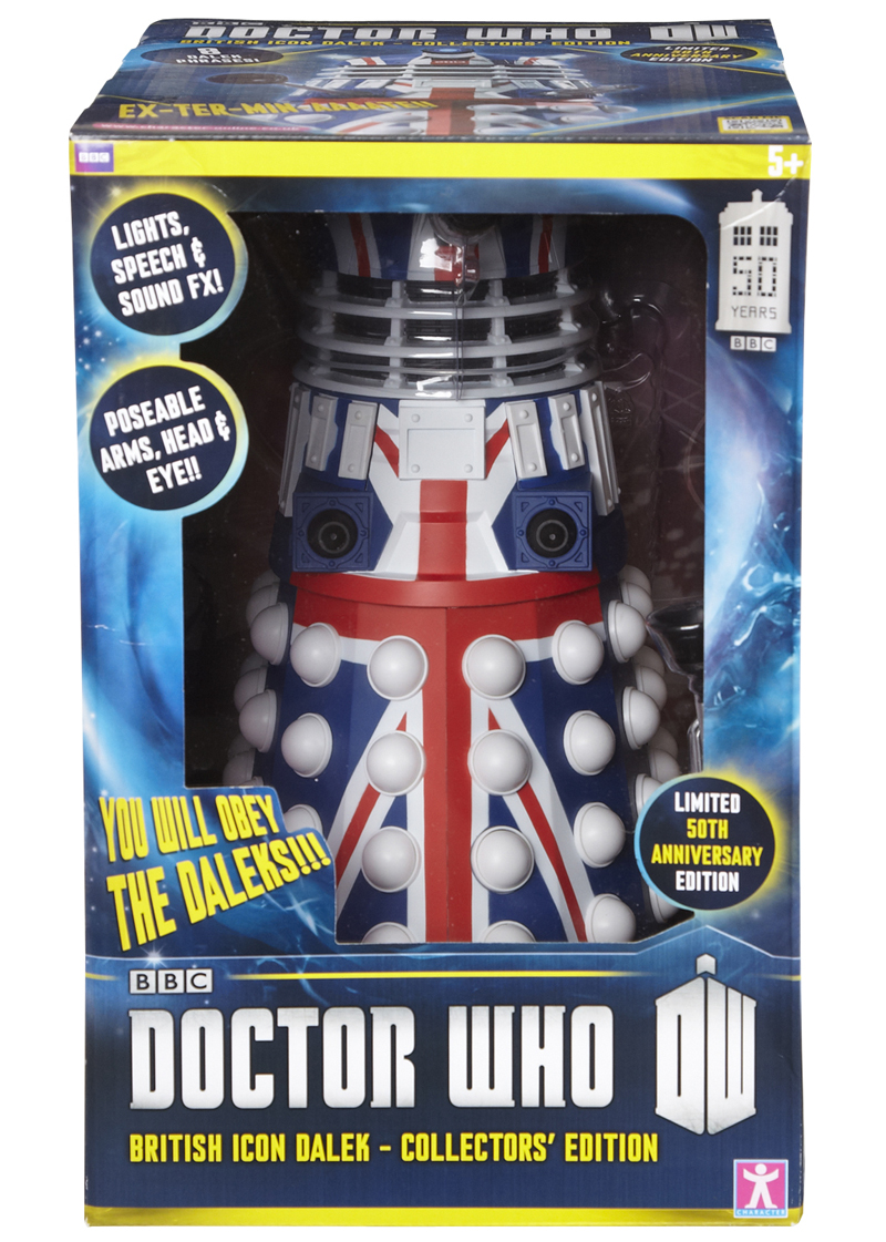 Limited Edition 50th Anniversary British Icon Collector's Dalek