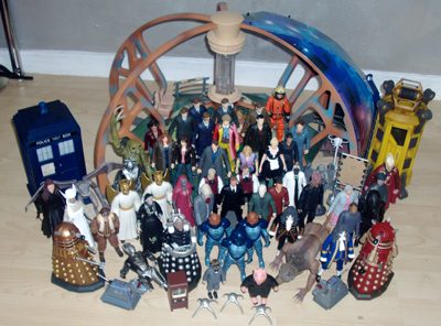 Joe's Collection of Dr Who Figures