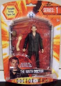 The Ninth Doctor with Auton Arm, Auton 'Mickey' Head and Anti Plastic Bomb