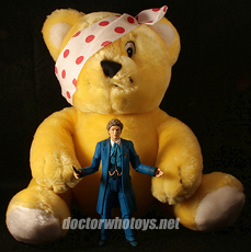 Pudsey Bear with Colin Baker - Thanks Hoosier Whovian