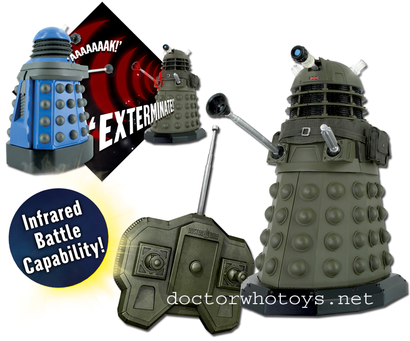 MIB 5” Ironside Dalek With Light Covers Sealed 