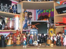 John Saxon's Collection of Doctor Who Action Figures