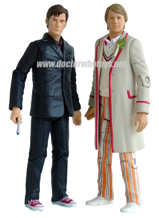 Underground Toys Fifth 5th Doctor Who and the Master SDCC Comic-Con 2010 Action Figure