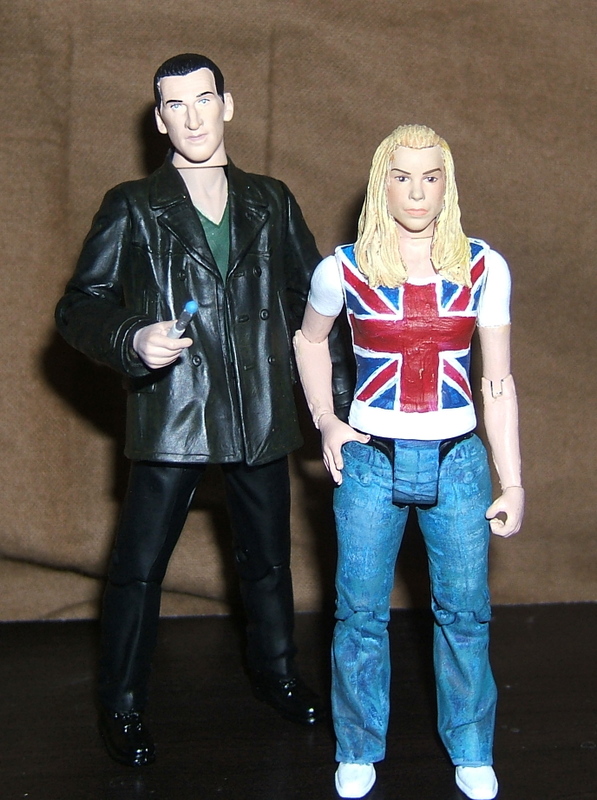 Sean's Series 1 Ninth Doctor (Green Shirt) and Rose Tyler (loosely based on The Empty Child)