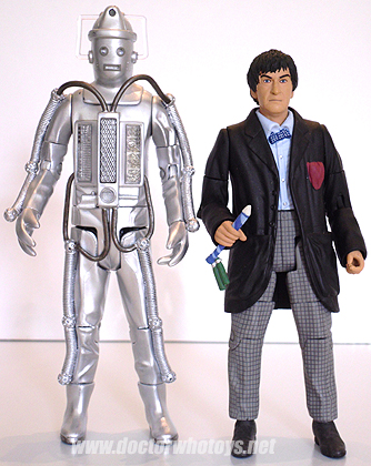 The Second Doctor Patrick Troughton & Cyberman (Tomb of the Cybermen 1967) - Color Version