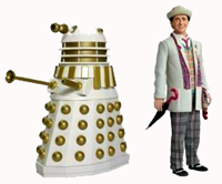 Seventh Doctor Sylvester McCoy and Imperial Dalek twinpack