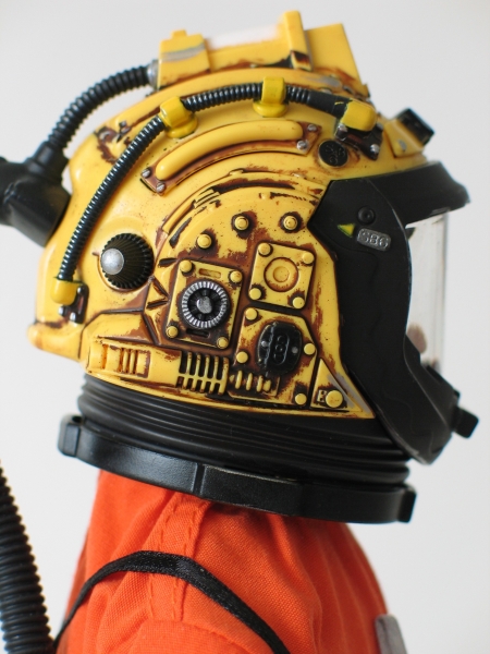 Spacesuit Doctor 12 Inch Action Figure Helmet Detail