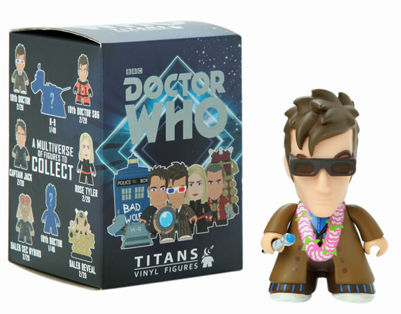 Doctor Who Tardis Titans Vinyl Figures 4.5 In Holiday New In Box 