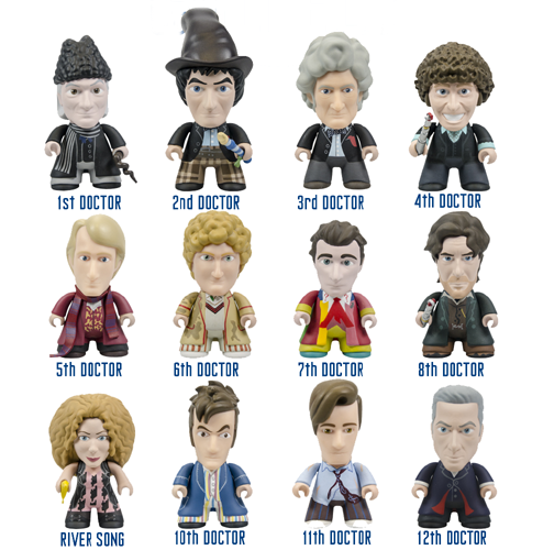 Doctor Who Titans Gallifrey Collection Vinyl Figures 10th Doctor Variant 1/40 