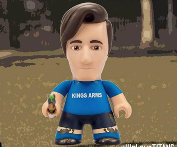 SDCC Titans Exclusive Tenth Doctor Kings Arms 3 Inch