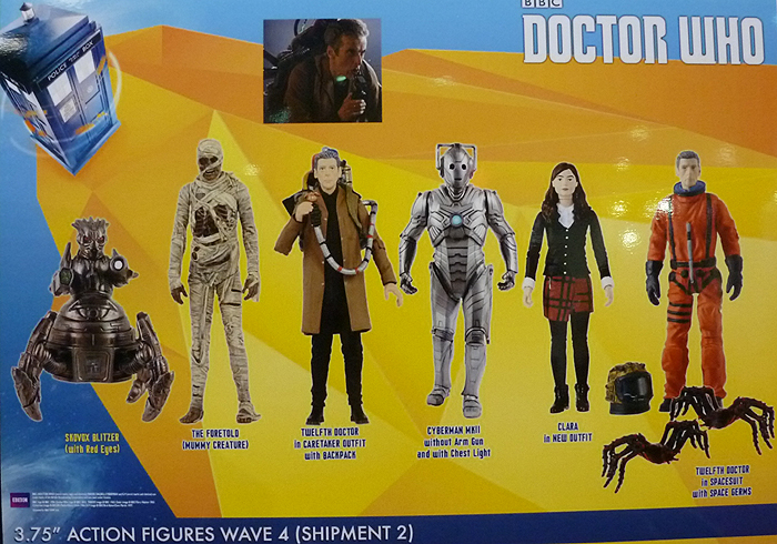 New Doctor Dr Who Wave 4  12th dr Foretold Skovox Cyberman set 4 figures 