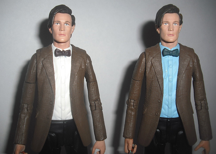 11th Doctor with White Shirt & Eleventh Doctor (Blue Shirt)